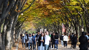 "더워요" 반팔 입은 나들이객