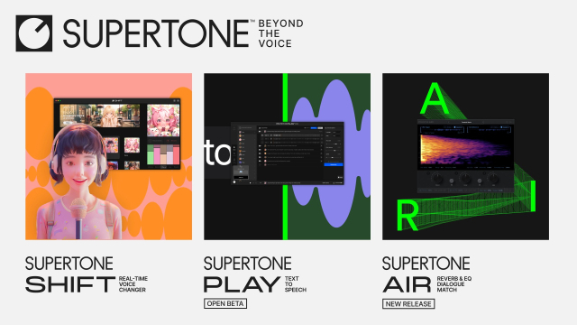 '글 입력하면 목소리 생성' 수퍼톤, AI 오디오 서비스 3종 선봬