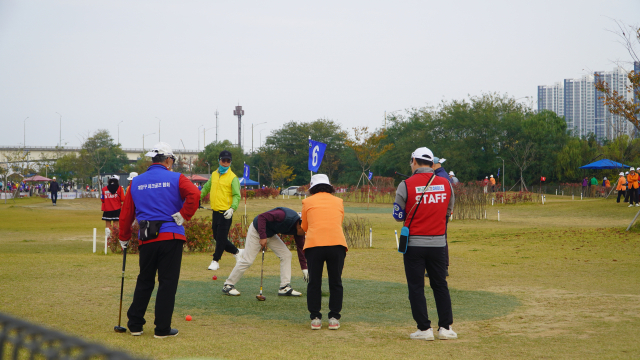 선선한 가을, 인천 파크골프 동호인의 축제…협회장기 대회 성료