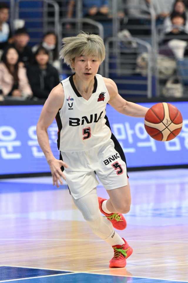 BNK의 안혜지. 사진 제공=WKBL