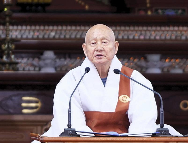 조계종 종정 성파스님. 사진 제공=대한불교조계종