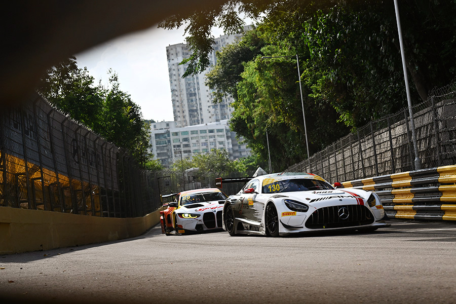 제71회 마카오 그랑프리 FIA GT3 월드컵 '퀄리파이케이션 레이스' 장면. 사진 김학수 기자