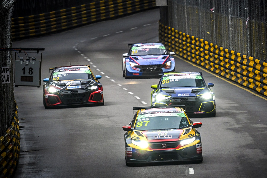 금호 FIA TCR 월드 투어 마카오 경기에는 TCR 차이나, TCR 아시아 선수들도 참가했다. 사진 마카오 GP