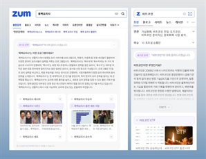 "AI가 검색 결과 요약" 이스트에이드, ZUM에 '1초 요약' 기능 도입