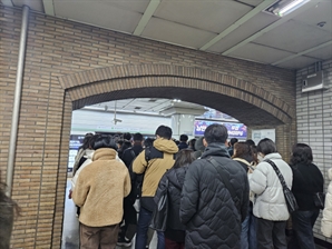 [르포] 지하철 인파 보고 헛웃음… 수도권 폭설에 직장인 ‘출근대란’