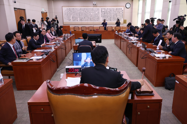 3일 국회 법제사법위원회에서 정청래 위원장이 법무부, 검찰청, 검사의 헌법·법령 위반 감사요구안을 의결하고 있다. 연합뉴스