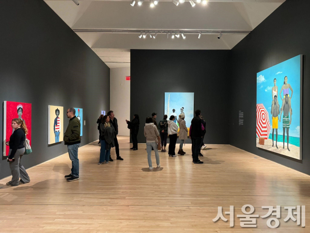 여성 흑인 화가 에이미 쉐랄드의 대규모 회고전 '아메리칸 서브라임(American Sublime)'이 미국 서부 샌프란시스코의 SF MoMA에서 열리고 있다. /사진제공=엄태근