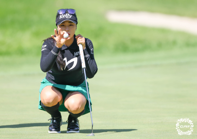 LPGA 투어 Q시리즈 퀄리파잉 최종전 4라운드에서 한국 선수 중 가장 높은 공동 7위에 오른 윤이나. 사진 제공=KLPGA