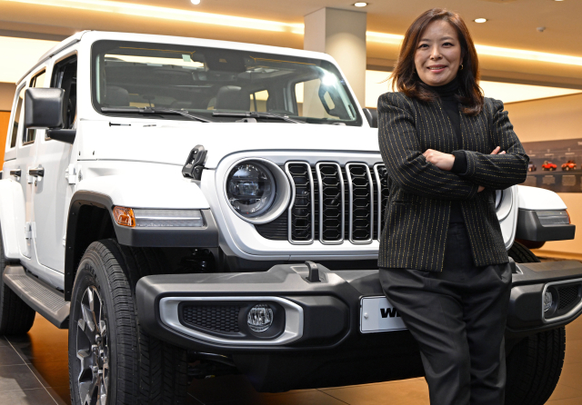 방실 스텔란티스코리아 사장이 최근 서울 강남구 Jeep 청담 전시장에서 본지와 인터뷰를 갖고 있다. 성형주 기자