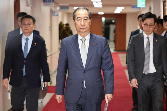 한덕수 대통령 권한대행. 연합뉴스