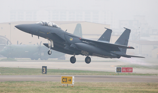 공군 주력 전투기인 F-15K. /연합뉴스