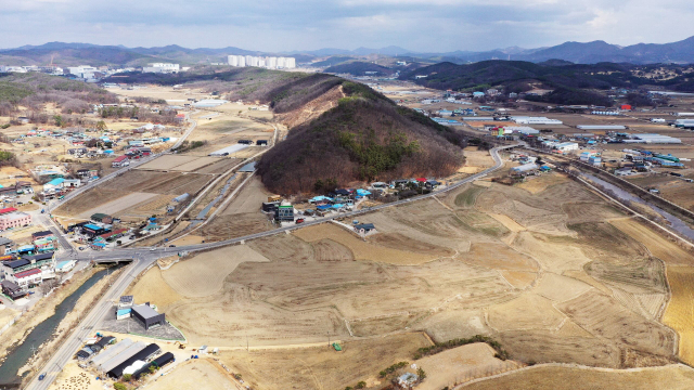 시스템 반도체 국가산업단지로 지정된 경기도 용인시 처인구 남사읍 일대. /연합뉴스