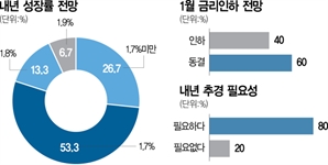 "내년 성장률 1.7%도 위태…설 전후 추경 풀어야"