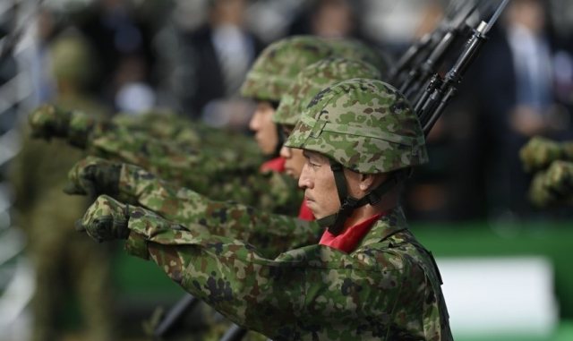 일본 육상자위대 대원. 연합뉴스