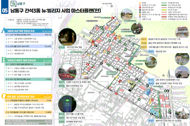 남동구 간석3동 일원 뉴빌리지 개요. 자료제공=인천시