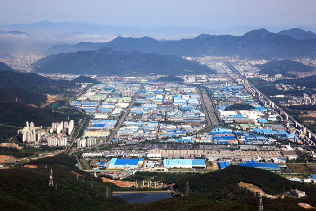 창원국가산단 전경. 사진 제공=경남도