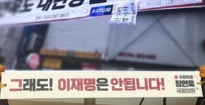 '그래도! 이재명은 안 됩니다!'…선관위 불허했던 '현수막' 다시 걸렸다, 왜?