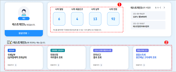 홈택스가 내년부터는 납세자의 유형을 분석해 맞춤형 메뉴를 제공한다. 사진제공=국세청