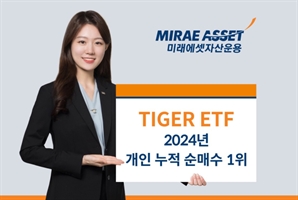 미래에셋운용 TIGER, 지난해 개인 투자자가 가장 많이 선택한 ETF