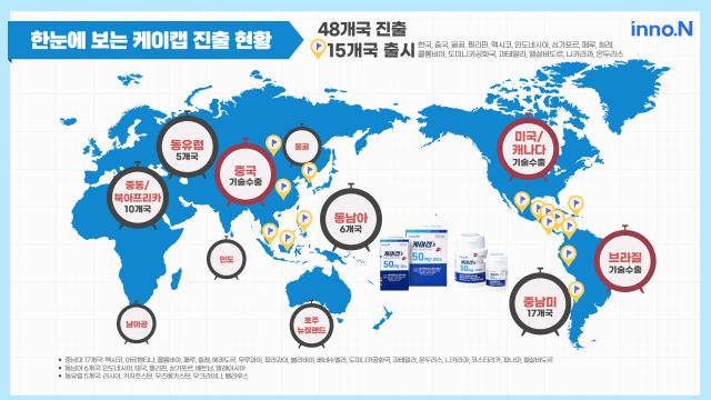 HK이노엔 위식도역류질환 신약 케이캡, 호주·뉴질랜드 진출