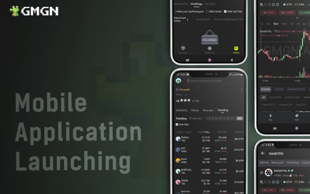 실시간 밈코인 분석·거래 가능한 GMGN, 모바일 앱 선보여