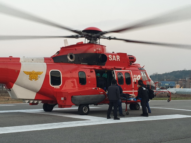 의사탑승 소방헬기(119Heli-EMS). 사진 제공=경기도