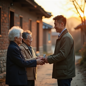 "그때 저 도와주셨죠"…명절 맞아 고향 어르신께 현금 준 재벌, 무슨 일?