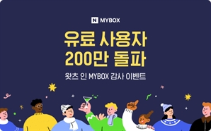 네이버클라우드 "파일 저장 '마이박스' 유료 이용자 200만 명 돌파"