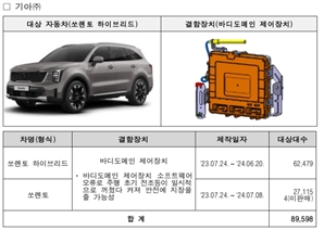 현대·기아·벤츠·테슬라 11개 차종 34.3만대 ‘자발적 리콜’