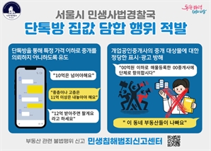 "10억 이상은 불러야죠"…단톡방 이용 집값 담합 적발