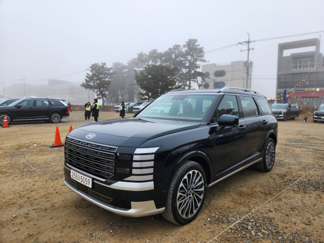 현대자동차 ‘디 올 뉴 팰리세이드’ 외관. 이건율 기자