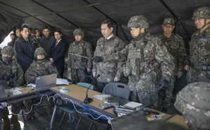 김선호 직무대행, 혹한기 훈련장 찾아 "적에게 두려움을, 국민에게 신뢰를"