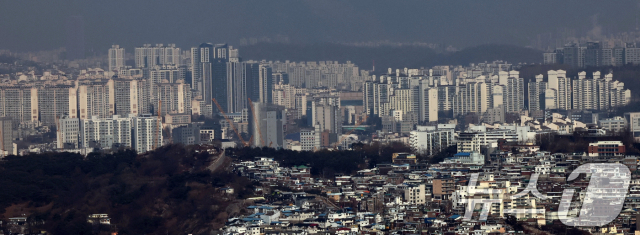 서울 아파트 전경. 뉴스1