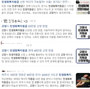 민생지원금 지급 늘자 '가짜 정보' 판친다