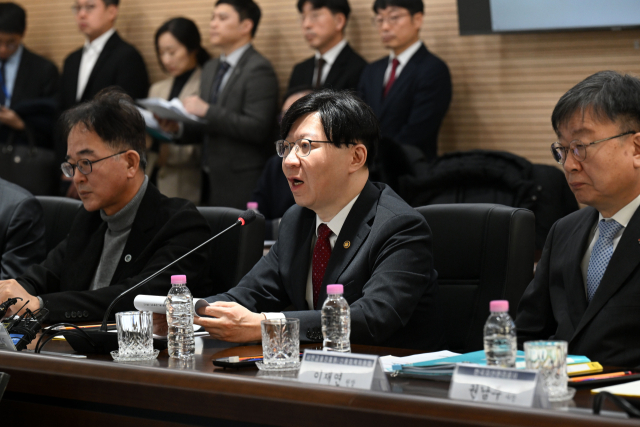 김소영 금융위원회 부위원장이 지난달 9일 서울 중구 서민금융진흥원 대회의실에서 열린 2025년 제1차 서민금융협의회에 참석해 모두 발언을 하고 있다. 조태형 기자 2025.01.09