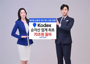 삼성운용 'KODEX ETF', 업계 최초 순자산 70조 넘었다