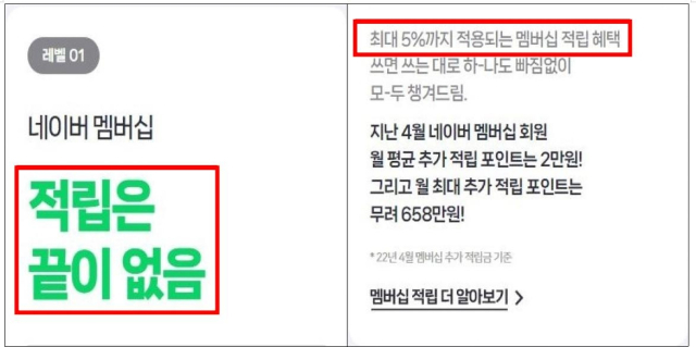 네이버의 기만 광고. 사진 제공-=공정거래위원회.