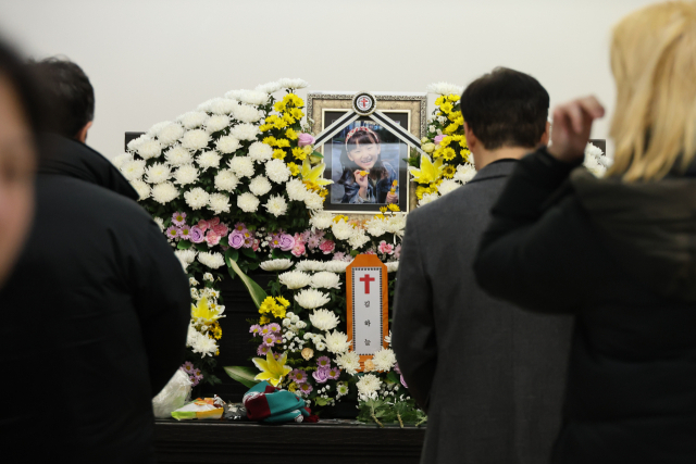 11일 대전 서구 한 장례식장에 대전 초등학교 살인사건 피해자인 김하늘(8) 양의 빈소가 마련돼 있다. 연합뉴스