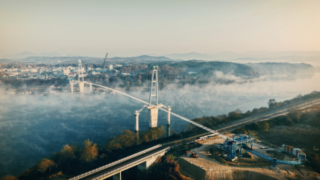 여주 남한강 출렁다리. 사진 제공 = 여주시