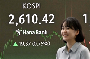 코스피, 석달 반만에 2,610대 회복 마감