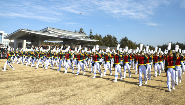 육군3사관학교 제62기 사관생도 입학식 모습. 사진 제공=육군3사관학교