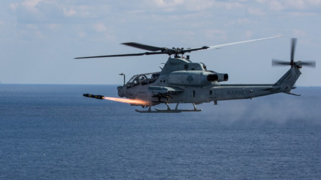 미 해병대가 운용중인 AH-1Z ‘바이퍼’ 공격헬기. 사진 제공=미 해병대