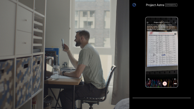 구글 '프로젝트 아스트라’ 사용예시. 사진제공=구글