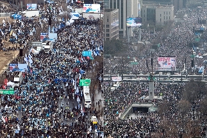 화들짝 놀란 '찬탄' 오늘 10만명 광화문 운집 예고…"서울도심 교통 마비 우려"