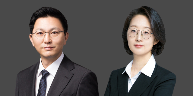 (왼쪽부터)박현규 전 서울중앙지방검찰청 조세범죄조사부 부장검사, 정혜은 전 서울가정법원 부장판사