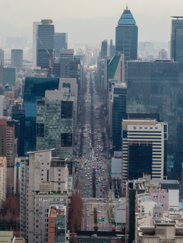 국내 대기업과 사모펀드(PEF) 등이 다수 모여 있는 서울 강남구 테헤란로 일대. 연합뉴스