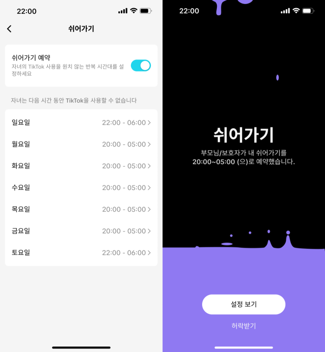 틱톡, 청소년 보호 강화…밤 10시 넘으면 종료 독려