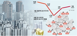 강남3구·용산·성동 두자릿수 뛰었는데…노도강은 1~2% 상승[집슐랭]