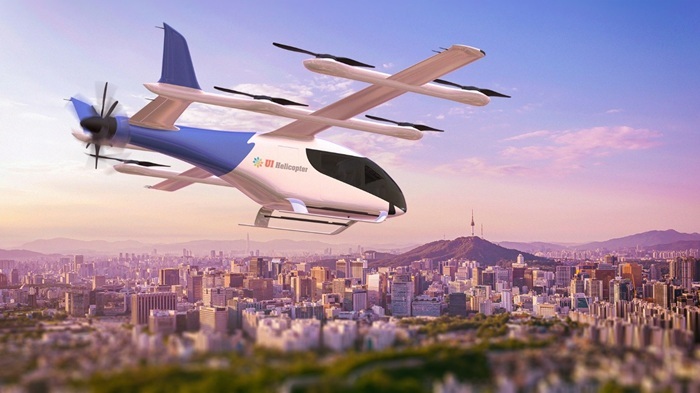 <서울상공을 비행하는 eVTOL>