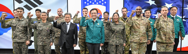 美민감국가 지정속 한미연합훈련 찾은 최상목 '위 고 투게더'